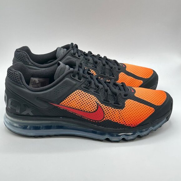Men's Nike Air Max 2013 Shoes "Sunset" Black Resin HF4887-873 Size 11 - Picture 4 of 12